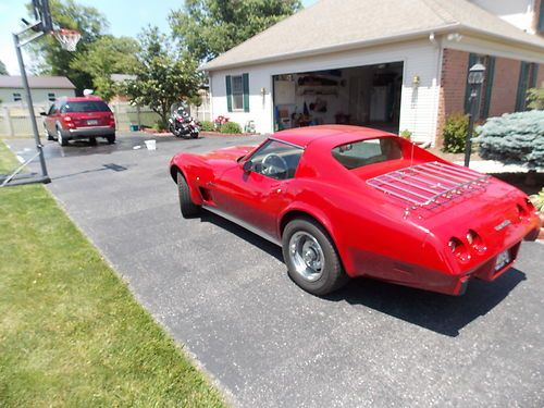 1977 Red Corvette T-Top, image 2