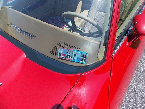 1977 Red Corvette T-Top, image 4