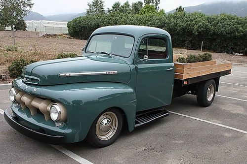 1951 ford f1 restorod truck  streatched bed / chevy 454