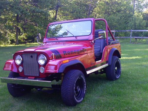 1977 jeep cj5 renegade  rotisserie restoration  304 v8