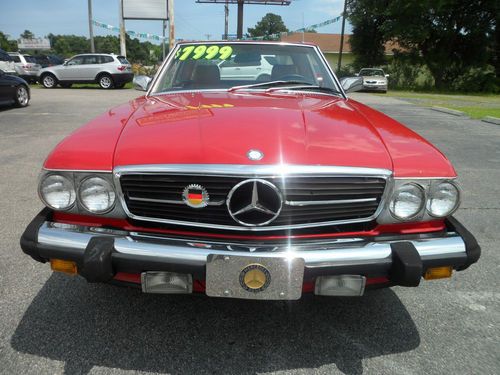 1986 mercedes-benz 560sl - 112k original miles - v8 automatic - removablehardtop