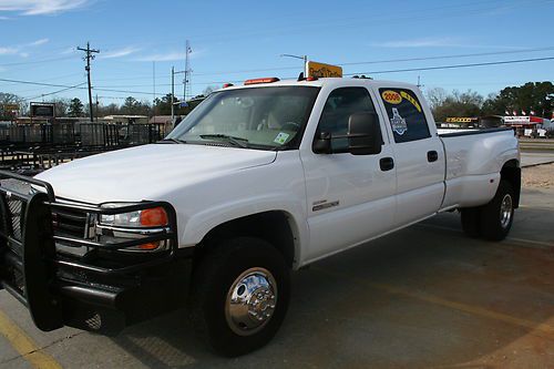 2006 gmc sierra sle 3500 hd dually 4x4 duramax diesel crew cab truck