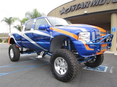 2005 ford f350 crew cab diesel 4x4 4 way steer built by fabtech