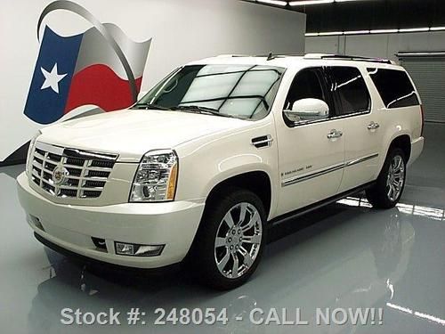 2009 cadillac escalade esv ultra sunroof nav dvd 50k mi texas direct auto