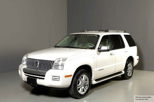 2007 mercury mountaineer premier awd dvd leather heated seats 3row 7-pass pdc !