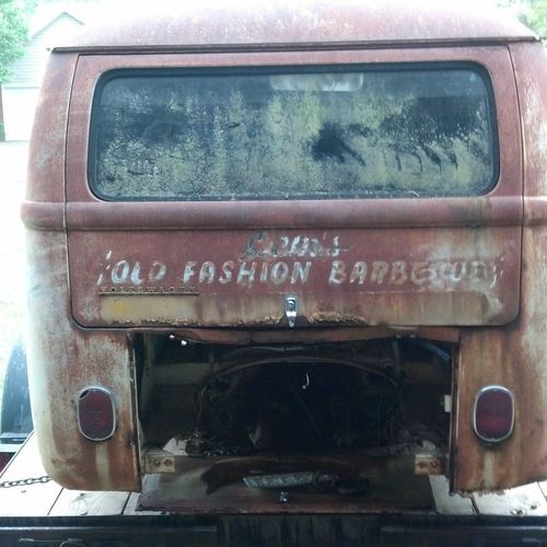 1967 VW Panel Bus, Volkswagen Type 2 OG paint with BBQ restaurant graphics,, image 8