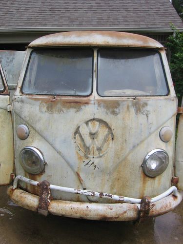 1967 VW Panel Bus, Volkswagen Type 2 OG paint with BBQ restaurant graphics,, image 10