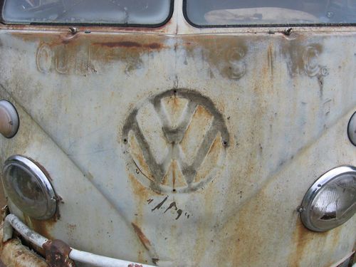1967 VW Panel Bus, Volkswagen Type 2 OG paint with BBQ restaurant graphics,, image 13