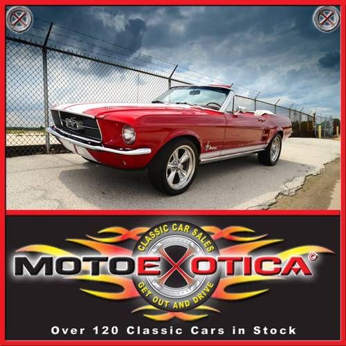 1967 ford mustang convertible-302 cid upgrade-stunning restoration!