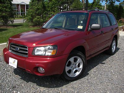 04 only 64k miles 1-owner red xs leather pano roof new tires no accidents auto