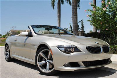 2008 650i convertible - only 29,000 miles - we finance - sport package - florida
