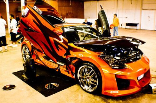 Nissan 350z turbo w/widebody kit and custom paint