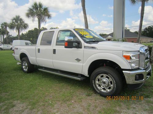 2012 ford f-250 super duty xlt crew cab pickup 4-door 6.7l 4wd! finance avail