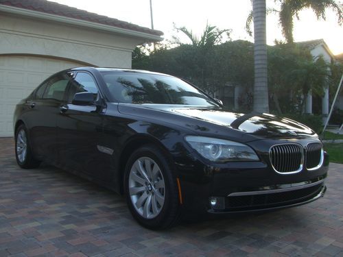 No reserve! 2010 bmw 750li 750 li xi twin turbo awd sport*1owner*mint!