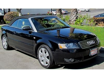 2003 audi a4 convertible clean pre-owned