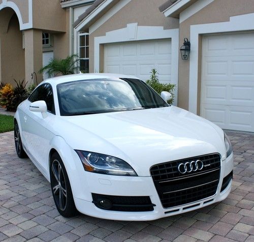 2009 audi tt quattro 32valve a/t low miles black leather 18" wheels no reserve