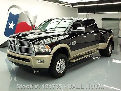 2012 ram 3500 laramie longhorn mega diesel drw 4x4 28k texas direct auto