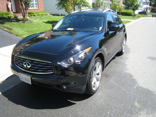 2009 infiniti fx50s suv 5.0l fully loaded - warranty - one owner