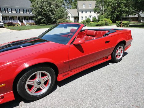 1992 chevrolet camaro z28 convertible, 25th anniversary, 10k miles