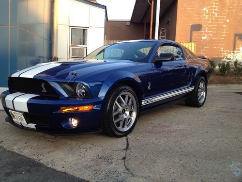 2009 ford shelby gt500 w/ white painted stripes!