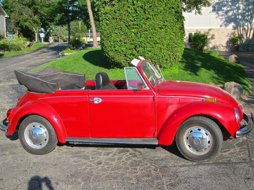 1971 volkswagen super beetle convertible - vw