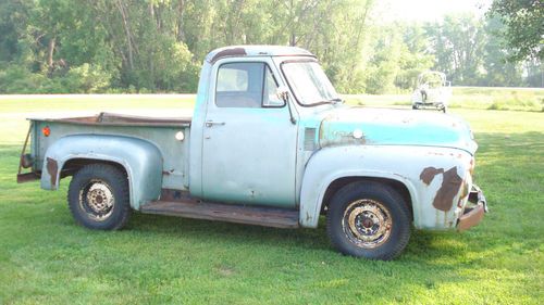 1955 ford f100 shortbox,1953,1954,1956,rat rod,halfton,chevy,ih