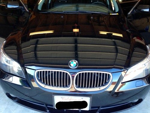 2007 bmw 525 4 door sedan