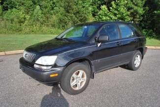 2002 lexus rx 300 awd black/blk all power 202k hiway looks/runs good no reserve