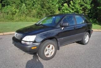 2002 lexus rx 300 awd black/blk all power 202k hiway looks/runs good no reserve