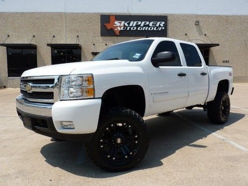 2008 chevrolet 1500 crew cab 6 inch lift xd wheels new tires clean carfax sharp