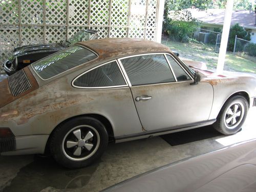 1974 PORSCHE 911 COUPE Silver/Black Needs Partial Restoration Great Oppty!, image 6