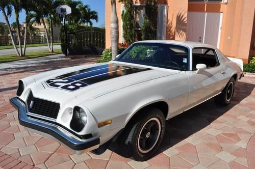 1974 chevrolet camaro z28 type lt 4 speed