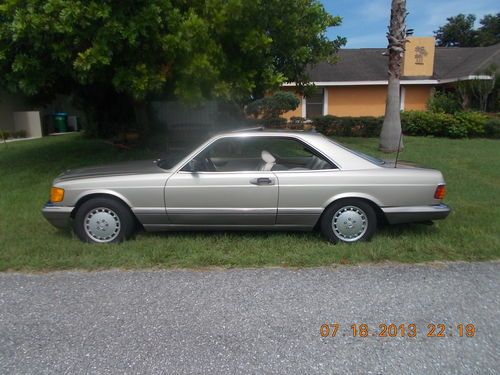 1986 mercedes 560sec coupe beautiful condition stellar paint w recent service