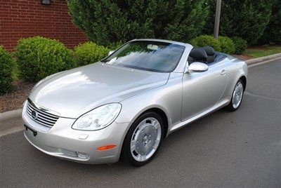 2002  lexus sc430 convertible only 17,500 miles one owner navigation nc trades