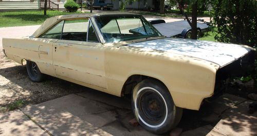 67 dodge coronet 500 mopar hot rod rat project 383 great body perfect glass