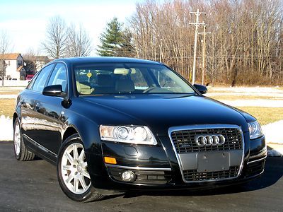 2005 audi a6 3.2l quattro awd -- navigation -- one owner -- free carfax report!!