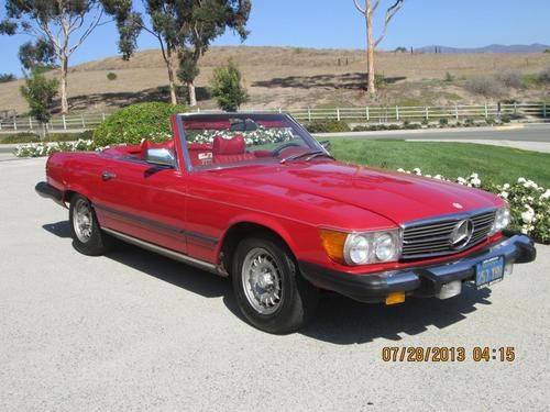 1979 mercedes benz 450sl 126k miles xclnt condition clean title runs xclnt