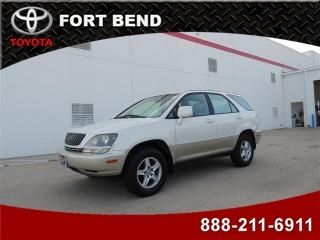 2000 lexus rx 300 4dr suv alloy wheels cruise leather moonroof side air bags