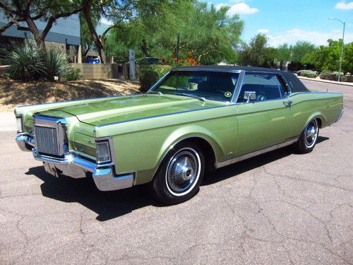 1969 lincoln continental mark iii - aaca senior award winner - 82k miles - wow!!