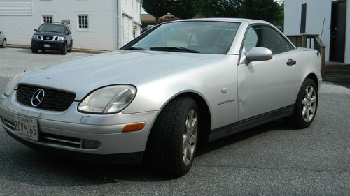 1999 mercedes-benz slk230 kompressor convertible 2-door 2.3l