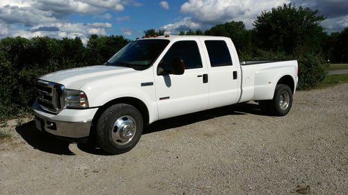 Ford f-350 crew cab dually 4x2 diesel xlt!!!!!!!