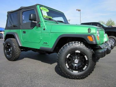 2005 custom jeep wrangler 6 speed suv 4x4 lifted jeep~6 speed~nice! low miles!!