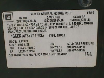 2000 CHEVROLET 1500 SILVERADO LS 4X4 Z71 ONE OWNER LOW MILES CLEAN NO RESERVE, image 36