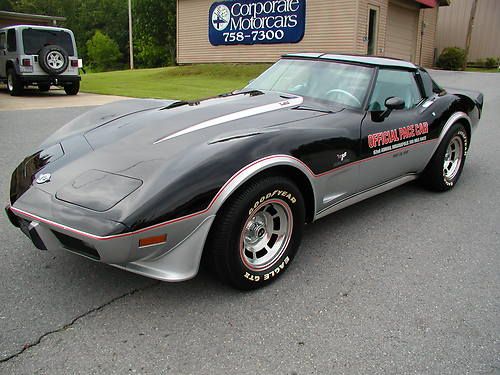 1978 chevrolet corvette pace car limited edition coupe 1425 original miles