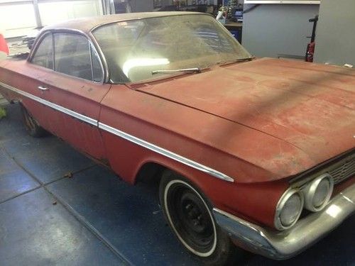 1961 chevrolet bel air impala bubble top hardtop 2-door 5.7l