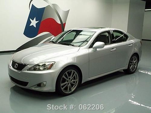2008 lexus is250 auto leather sunroof paddle shift 46k texas direct auto