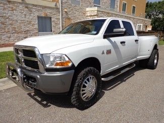 2010 ram 3500 dually 4x4 crew cab st cummins turbo diesel 6-speed manual trans