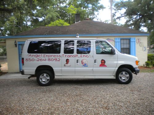 2006 e350 xl superduty 12 passenger van, white, 128k miles, clean title