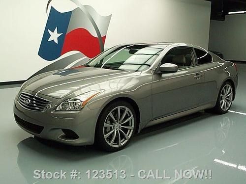 2008 infiniti g37 sport coupe 6spd sunroof nav 19's 47k texas direct auto