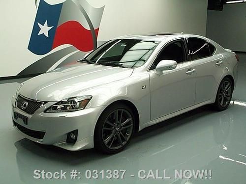 2013 lexus is 350 f-sport auto sunroof nav rear cam 5k texas direct auto